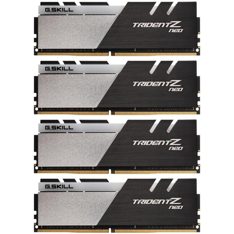 RAM G.SKILL F4-3600C16Q-64GTZNC G.Skill Trident Z Neo (skirta AMD) DDR4 64GB (4x16GB) 3600MHz CL16 1.35V XMP 2.0