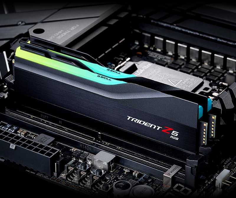 RAM G.Skill Trident Z5 RGB F5-8000J4048F24GX2-TZ5RK atminties modulis 48 GB 2 x 24 GB DDR5 8000 MHz
