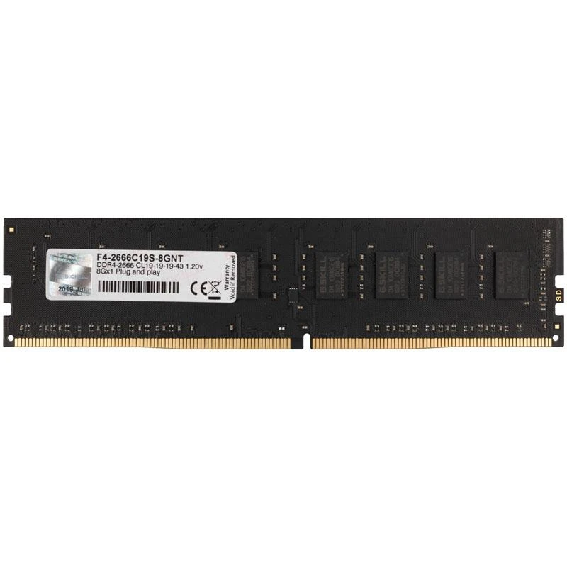 RAM G.Skill | 8 GB | DDR4 | 2666 MHz | PC/serveris | Registracijos Nr. | ECC Nr