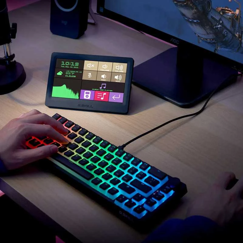 „G.Skill Widget“ prietaisų skydelis 7 colių jutiklinis skydelis | GD-A7PCCSK-WGD