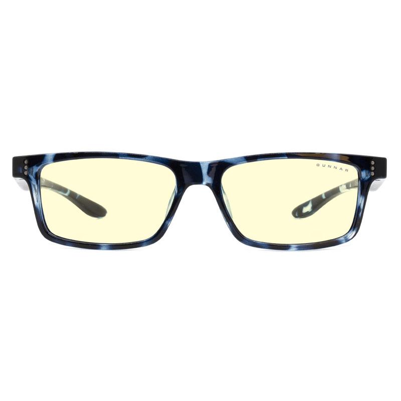 GUNNAR Optiks Cruz Kids Dideli kompiuterio akiniai vaikams nuo 8-12 metų - Gintaro spalvos objektyvas, tamsiai mėlynas