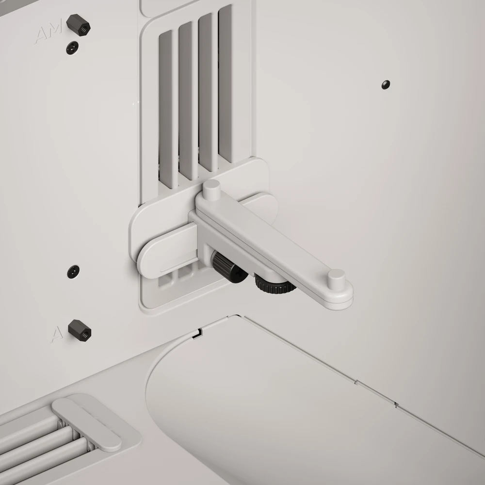 HAVN BF 360 Flow kompiuterio korpusas, Midi bokštas, E-ATX, grūdintas stiklas – Baltas