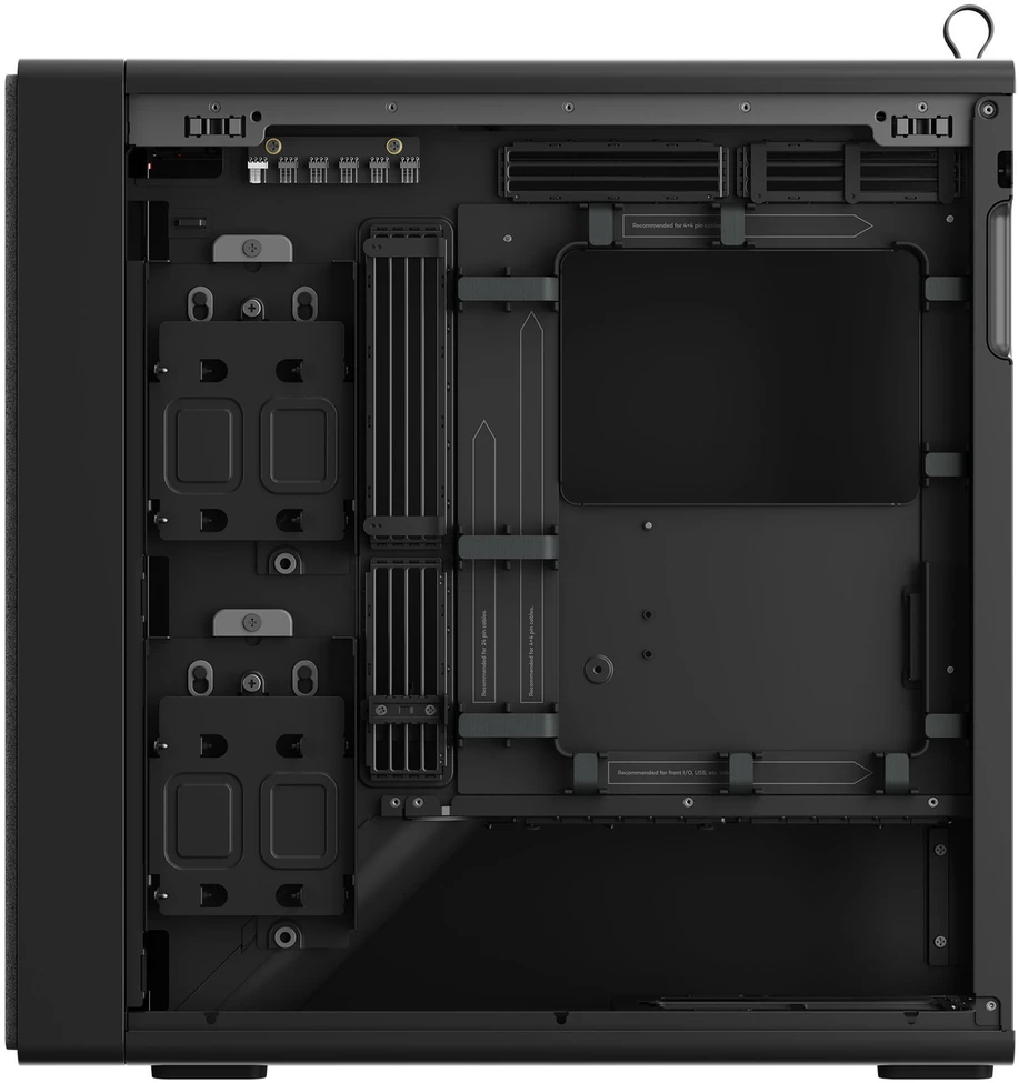 HAVN BF 360 Flow Solid PC korpusas, Midi Tower, E-ATX – juodas