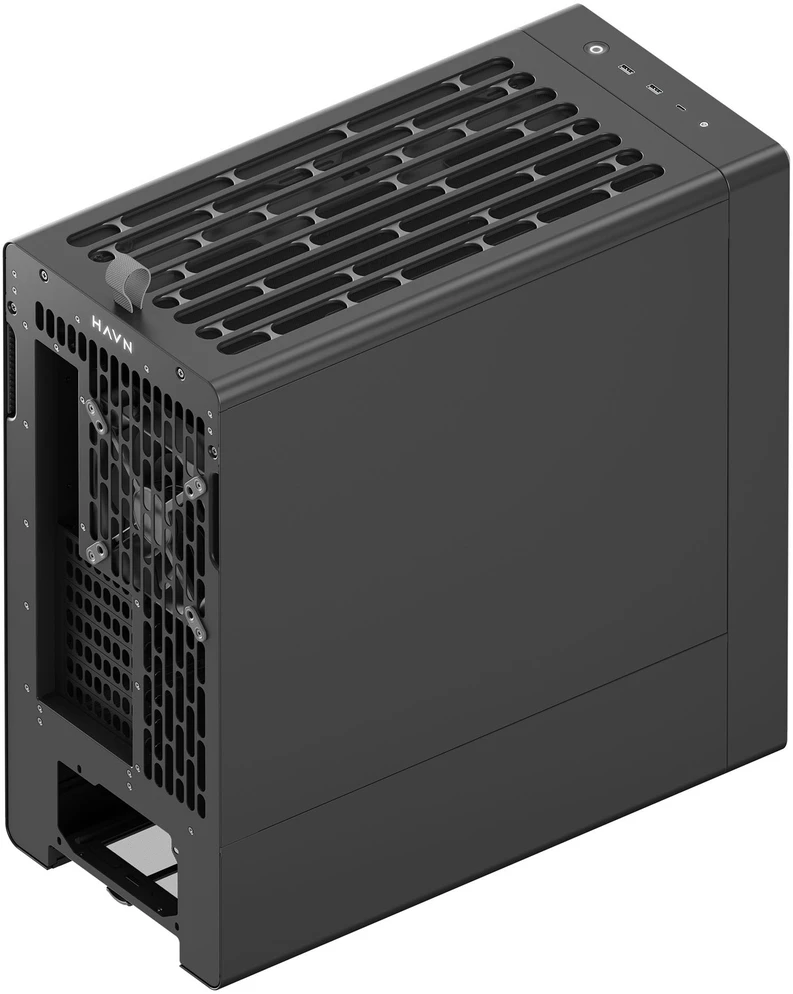 HAVN BF 360 Flow Solid PC korpusas, Midi Tower, E-ATX – juodas