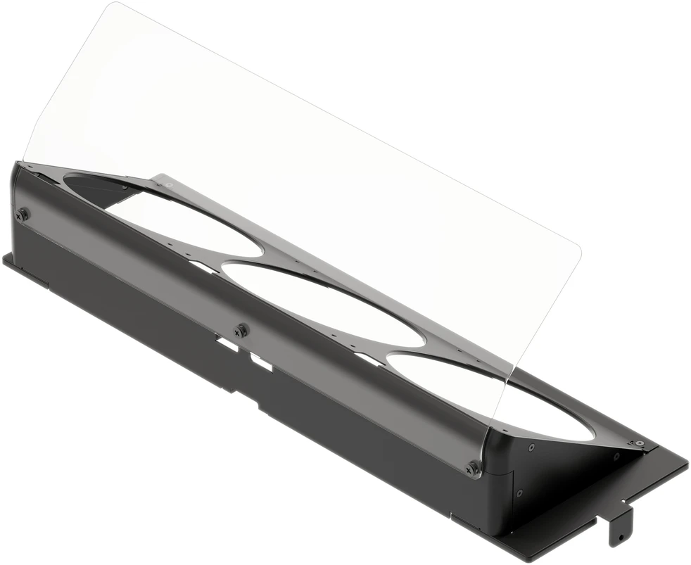 HAVHAVN HS 420 Angled Bottom Fan Bracket – juodos spalvos