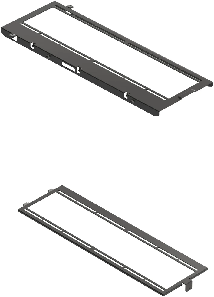 HAVN HS 420 Fan Brackets for 360 mm Radiators – juodos spalvos