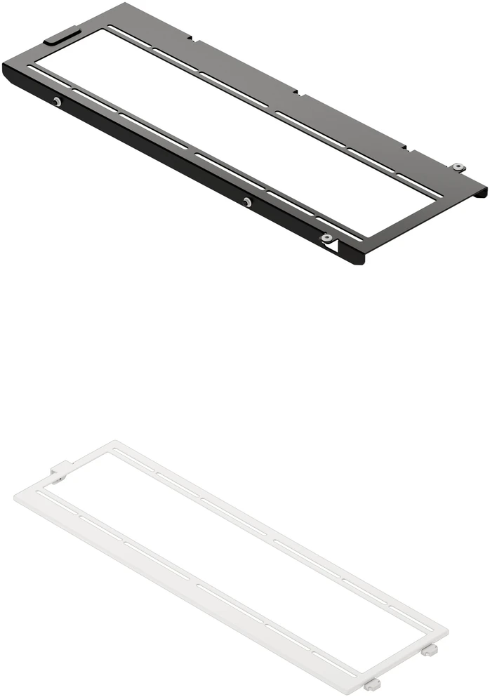 HAVN HS 420 ventiliatoriaus laikikliai 360 mm radiatoriams – baltos spalvos