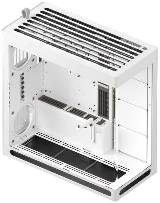 HAVN HS 420 PC-kompiuterio korpusas, Midi-Tower, E-ATX, Tempered Glass – baltos spalvos