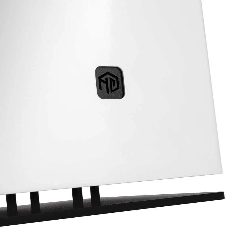 HGC Osmi 3.1 Aliuminio Mini-ITX kompiuterio korpusas – baltos spalvos