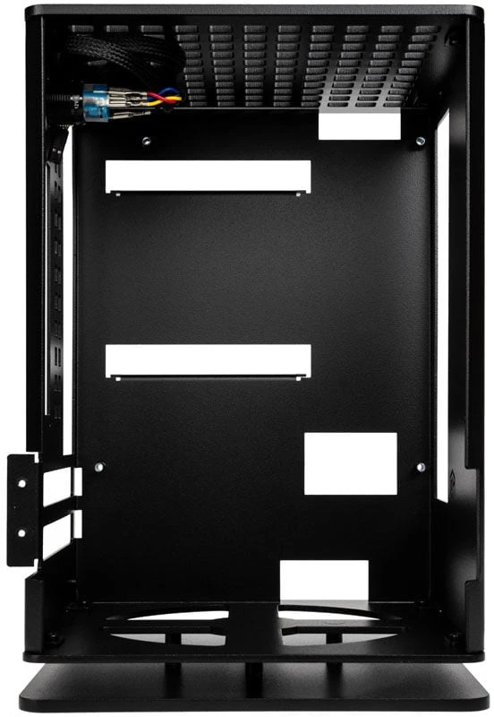 HGC Osmi 3.1 Aliuminio Mini-ITX kompiuterio korpusas – juodos spalvos