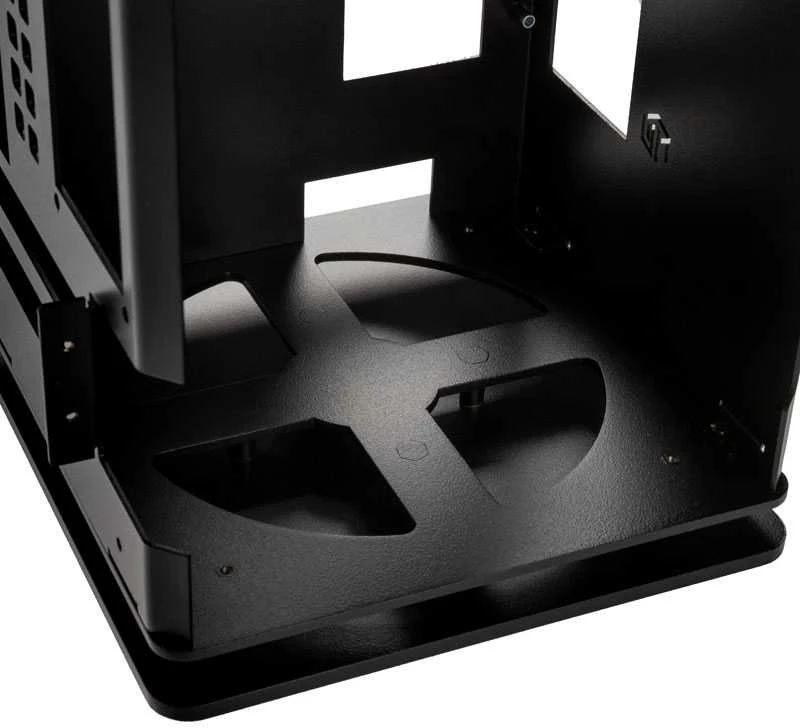 HGC Osmi 3.1 Aliuminio Mini-ITX kompiuterio korpusas – juodos spalvos