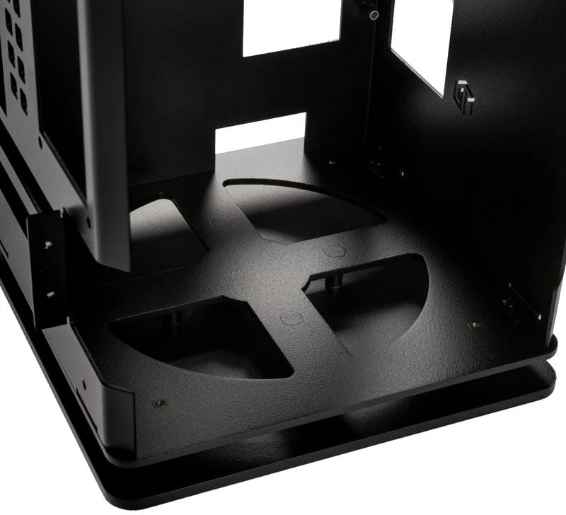 HGC Osmi 3.1 Aliuminio Mini-ITX kompiuterio korpusas – juodos spalvos