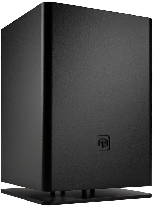 HGC Osmi 3.1 Aliuminio Mini-ITX kompiuterio korpusas – juodos spalvos