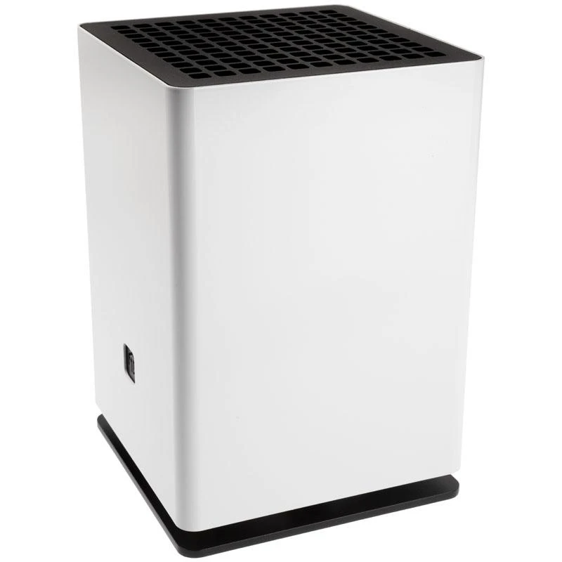 HGC Osmi 3.1 Aliuminio Mini-ITX kompiuterio korpusas – baltos spalvos