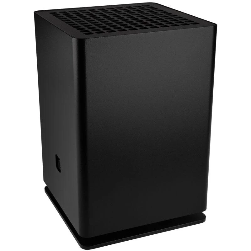 HGC Osmi 3.1 Aliuminio Mini-ITX kompiuterio korpusas – juodos spalvos