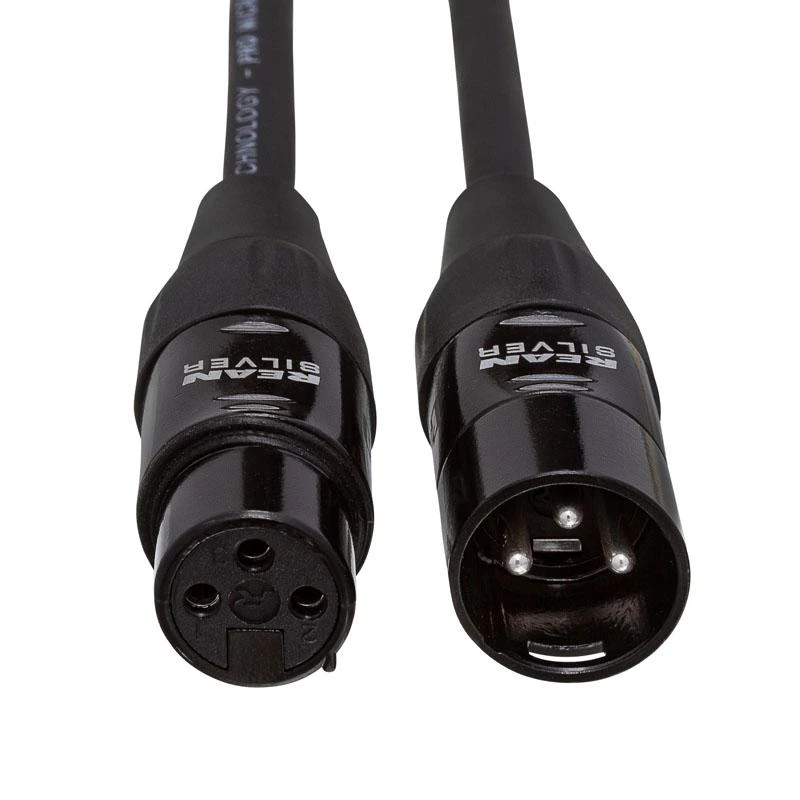 Hosa XLR - XLR laidas, 3m, juodas (HMIC-010)