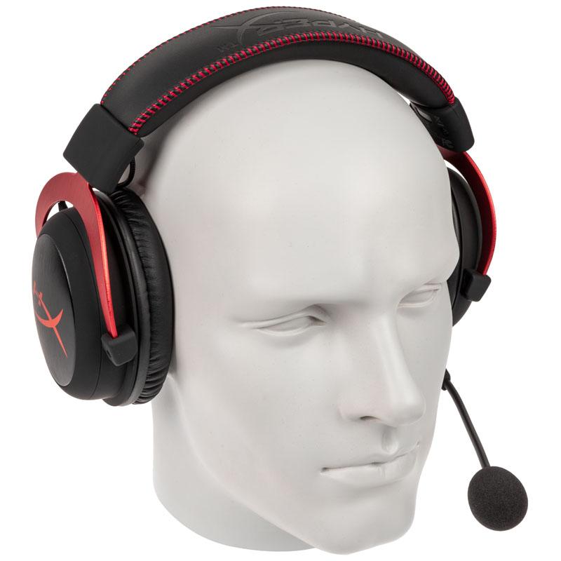 Žaidimų ausinės HyperX Cloud II (Raudonos) USB control box with DSP sound  card, Virtual Dolby 7.1 Surround | Varle.lt