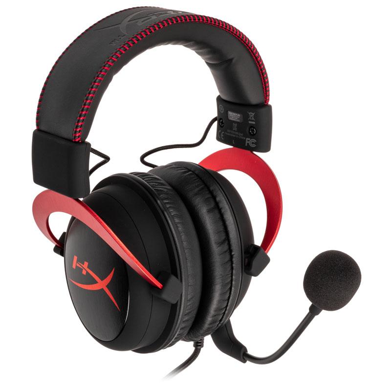 Žaidimų ausinės HyperX Cloud II (Raudonos) USB control box with DSP sound  card, Virtual Dolby 7.1 Surround | Varle.lt