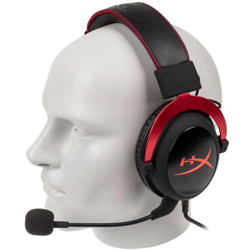 Žaidimų ausinės HyperX Cloud II (Raudonos) USB control box with DSP sound  card, Virtual Dolby 7.1 Surround | Varle.lt