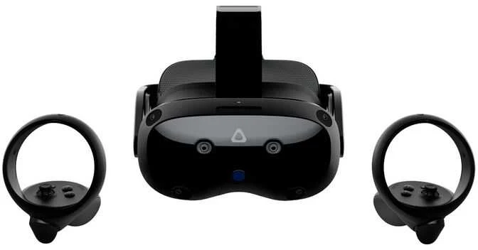 HTC Vive Focus Vision akiniai virtualiai realybei, 2×2448×2448px, 5K raiška, 90Hz, garsiakalbis, Wi-Fi, Bluetooth, USB-C,