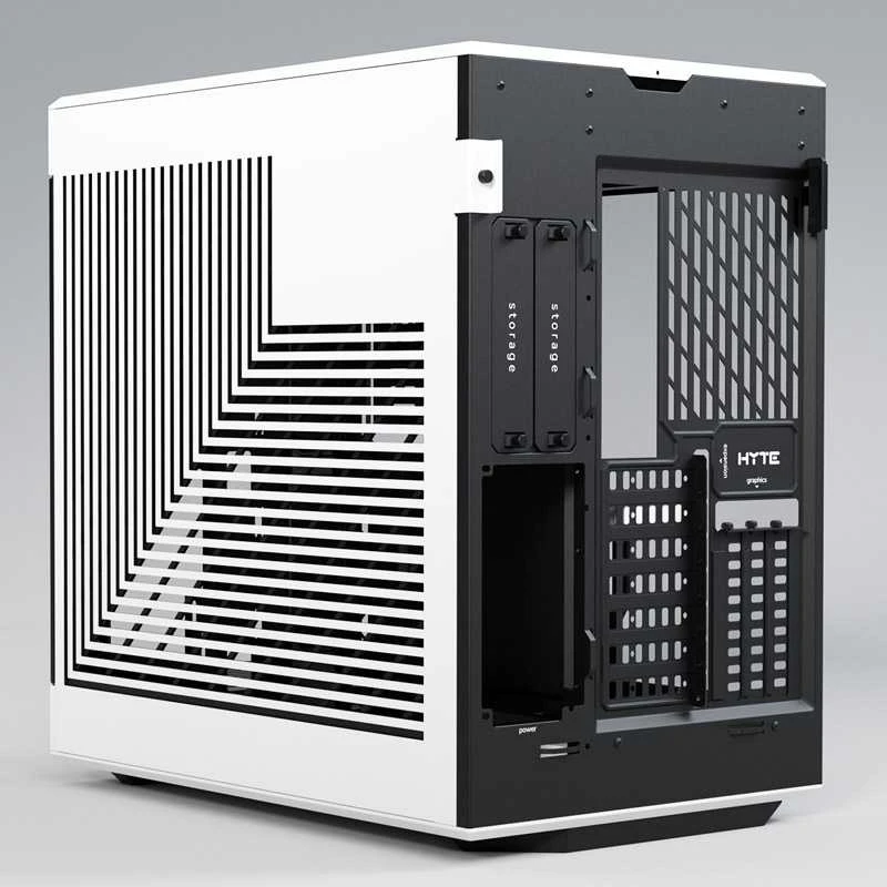 Hyte Y60 Midi Tower, Tempered Glass – juodos spalvos/baltos spalvos