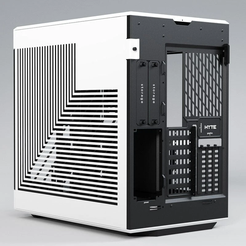 Hyte Y60 Midi Tower, Tempered Glass – juodos spalvos/baltos spalvos