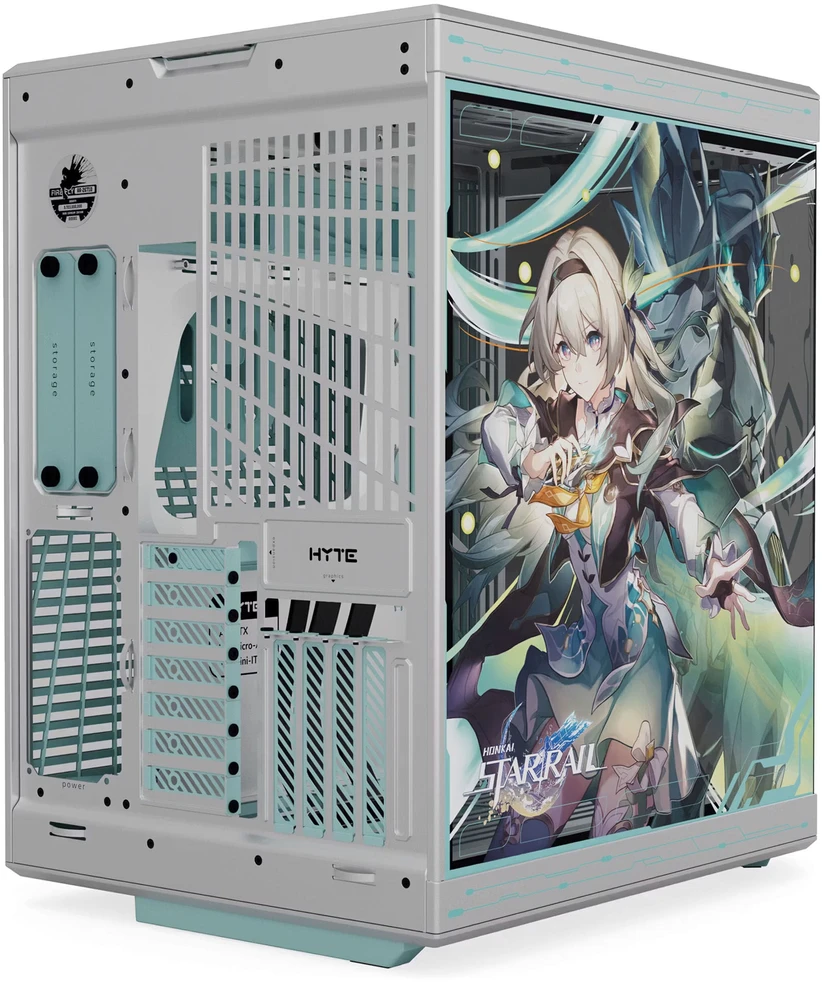 HYTE Y70 Firefly Japan Edition kompiuterio korpusas, Midi bokštas, E-ATX grūdintas stiklas - sidabrinis