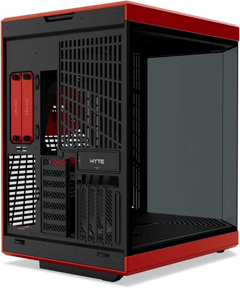 Hyte Y70 kompiuterio korpusas, Mid Tower, Standard – juodos spalvos / raudonos spalvos