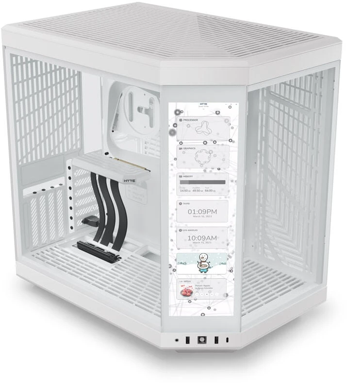 Datora Korpuss Hyte Y70 Touch Baltas