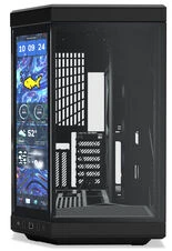 „Hyte Y70 Midi Tower Touch Infinite“ – juodos spalvos + FP12 3 colių pakuotė ir NP50
