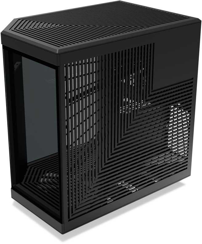 Hyte Y70 Midi Tower Touch - juodas