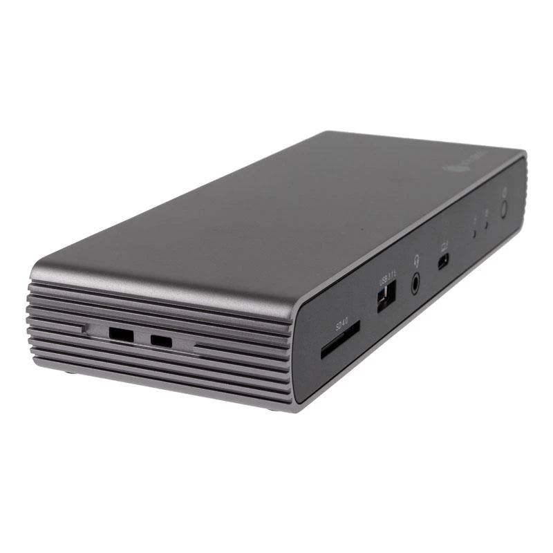 „RaidSonic ICY BOX IB-DK8801-TB4“ „Thunderbolt 4 Type-C“ prijungimo stotelė su 2 „Thunderbolt 4“ ir 4 USB3.2 Gen 2 Type-A SD kortelėmis