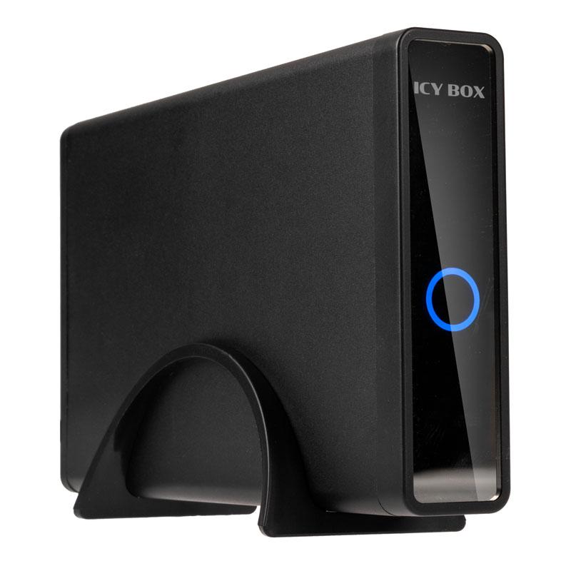 Icy Box RaidSonic ICYBOX IB-382H-C31 išorinis korpusas, skirtas 3,5 colio arba 2,5 colio HDD / SSD su USB 3.2 Gen 2 Type-C sąsaja ir USB šakotuvu