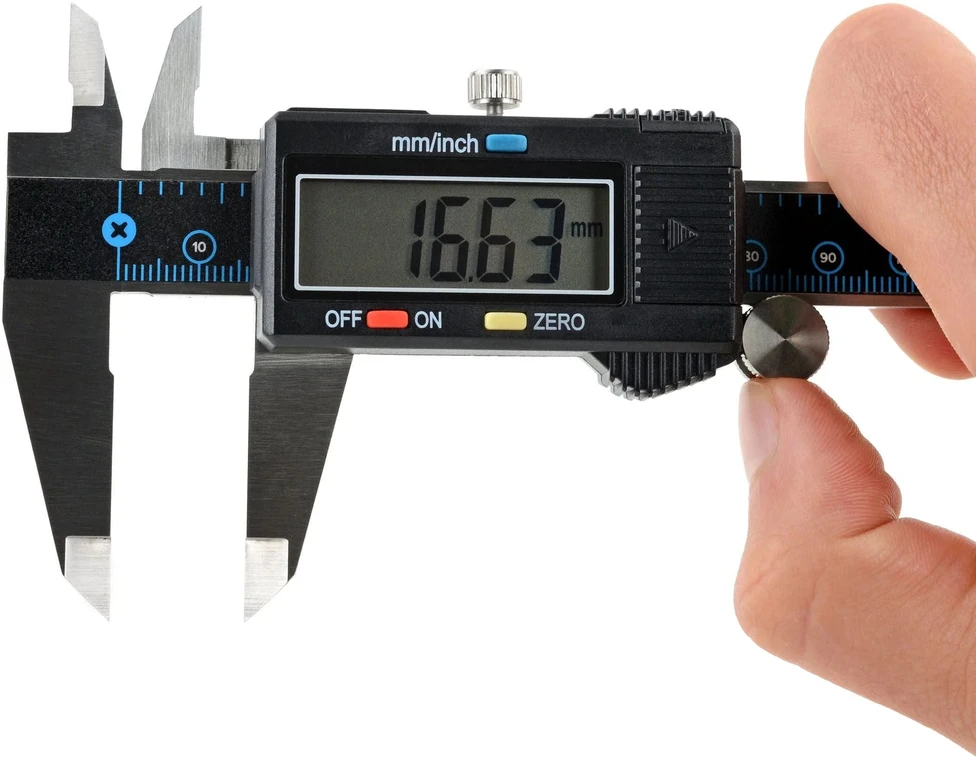 iFixit Digital Caliper, 0.01 mm to 150 mm – juodas, mėlynas