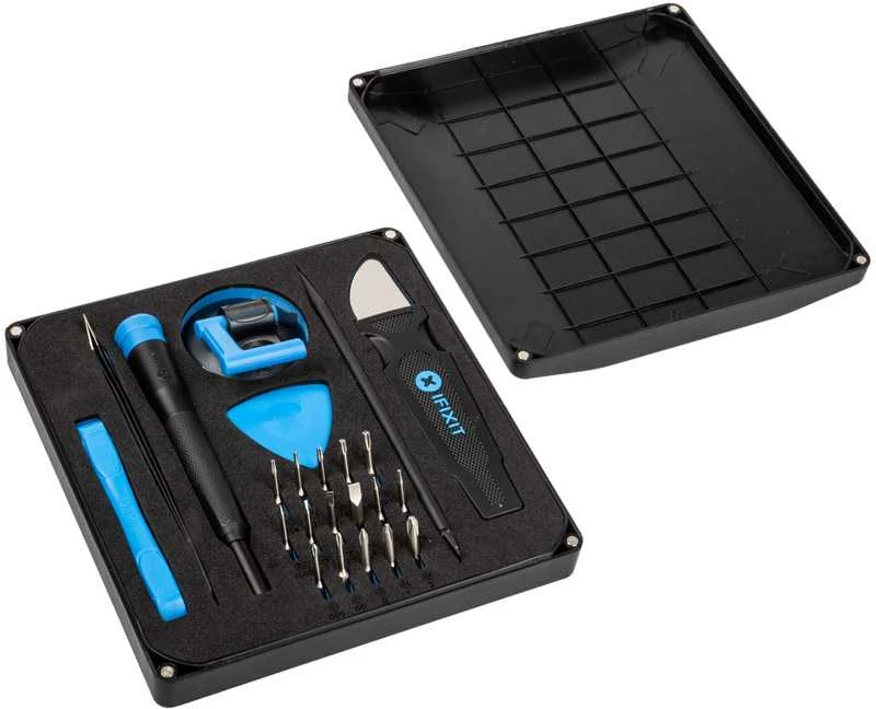„iFixit Essential“ elektronikos įrankių rinkinys + sulankstomas antistatinis kilimėlis