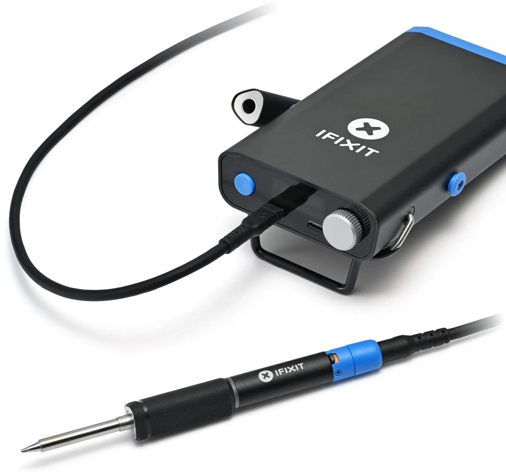 „iFixit FixHub Power“ serijos nešiojama litavimo stotelė