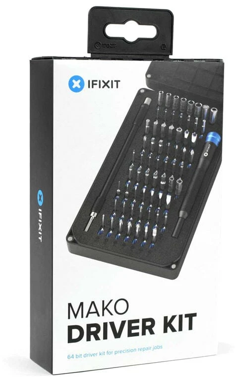 iFixit Mako 64 Bit Driver Kit, screwdriver + foldable anti-static mat