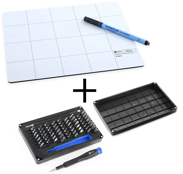 „iFixit Mako“ 64 bitų sukimo rinkinys + „Pro“ magnetinis projekto kilimėlis