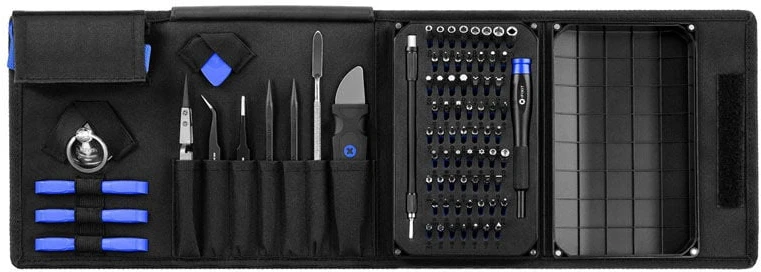 iFixit Pro Tech Toolkit + iFixit FixMat Magnetic Project Mat, ESD-Protected - Mėlyna