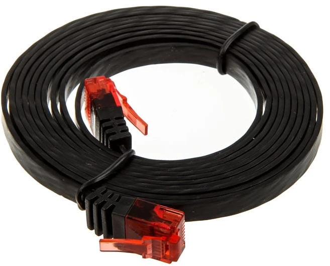 InLine 1.5m - U/UTP tinklo kabelis - 1000 Mbit - Cat.6 - RJ45 - juodas (71614S)