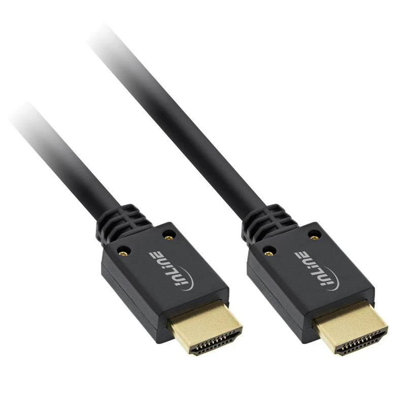 „InLine 8K4K“ itin didelės spartos HDMI kabelis, juodas - 3 m