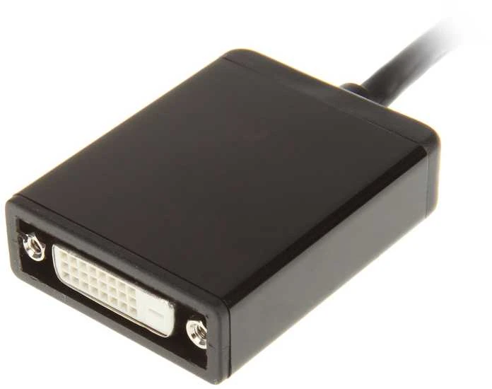 „InLine“ adapterio laidas, „DisplayPort“ lizdas su DVI-D lizdu – juodas
