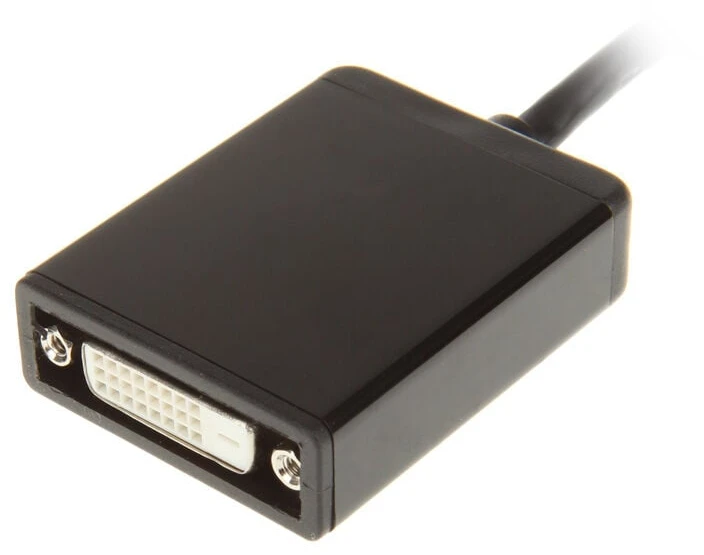 Adapteris AV InLine DisplayPort - DVI-D juoda (17199K)