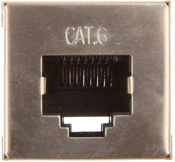 InLine Cat. 6 Patch kabelio jungtis 2x RJ45 lizdas ekranuotas