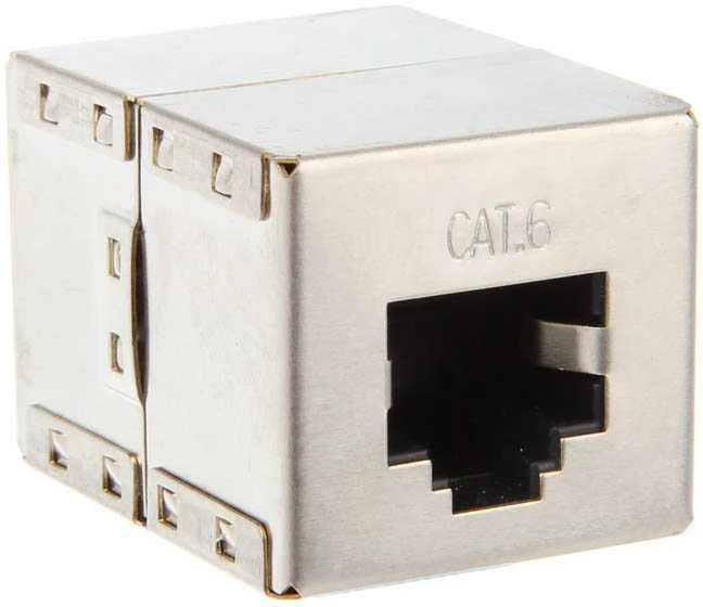 InLine Cat. 6 Patch kabelio jungtis 2x RJ45 lizdas ekranuotas