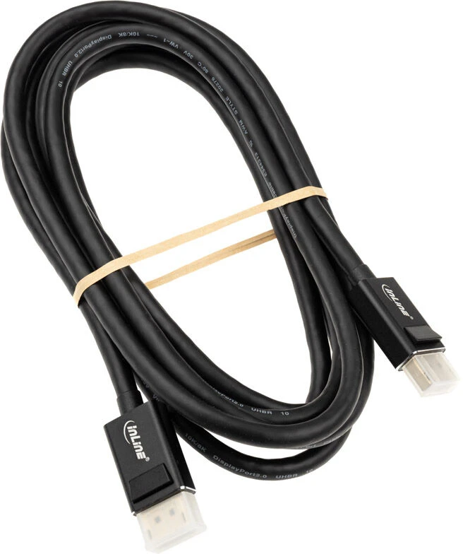 InLine DisplayPort 2.0 Cable, 8K4K UHBR, juodas - 3m