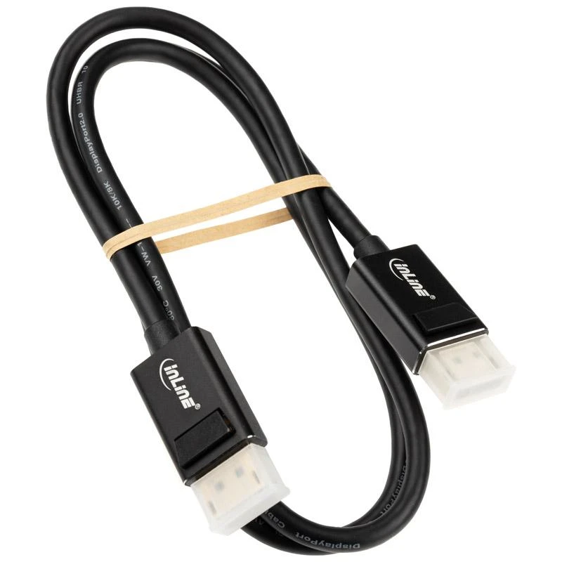 InLine DisplayPort 2.0 kabelis su apsauginiais dangteliais