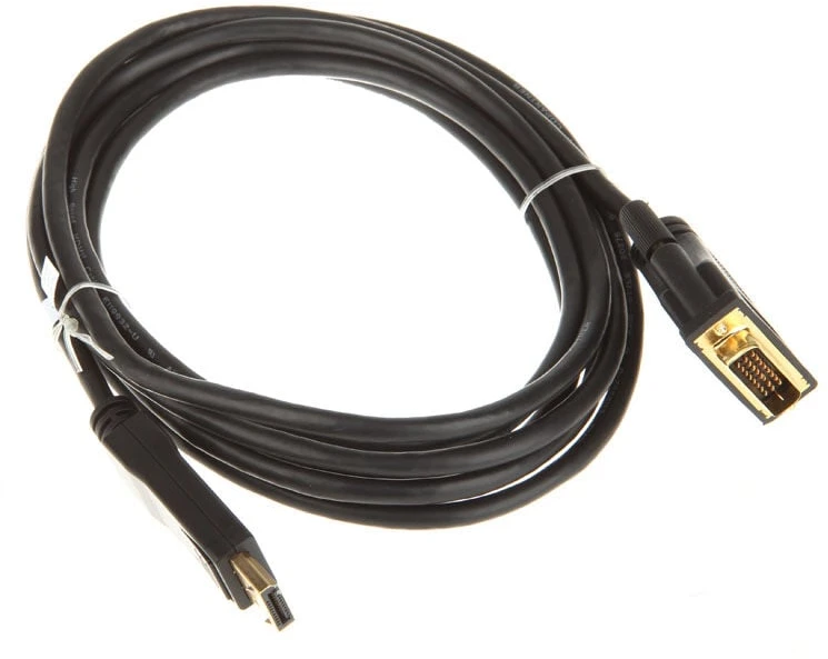 Kabelis InLine DisplayPort - DVI-D 3m juoda (17113)