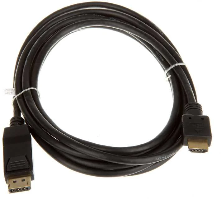 InLine DisplayPort į HDMI konverterio kabelis, juodas – 3m