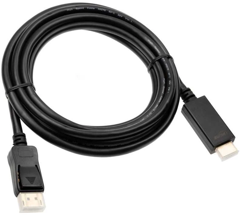 InLine DisplayPort į HDMI konverterio laidas, 4K/60Hz, juodas - 3m